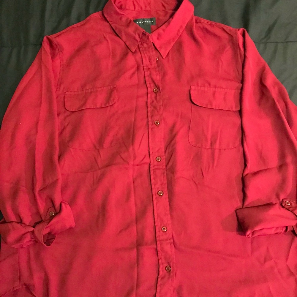 Maroon blouse